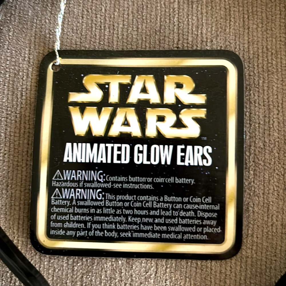 DISNEY Star Wars Light-Up LED Mickey Ears Headband Death Star Tie & Star Fighter - Picture 5 of 7